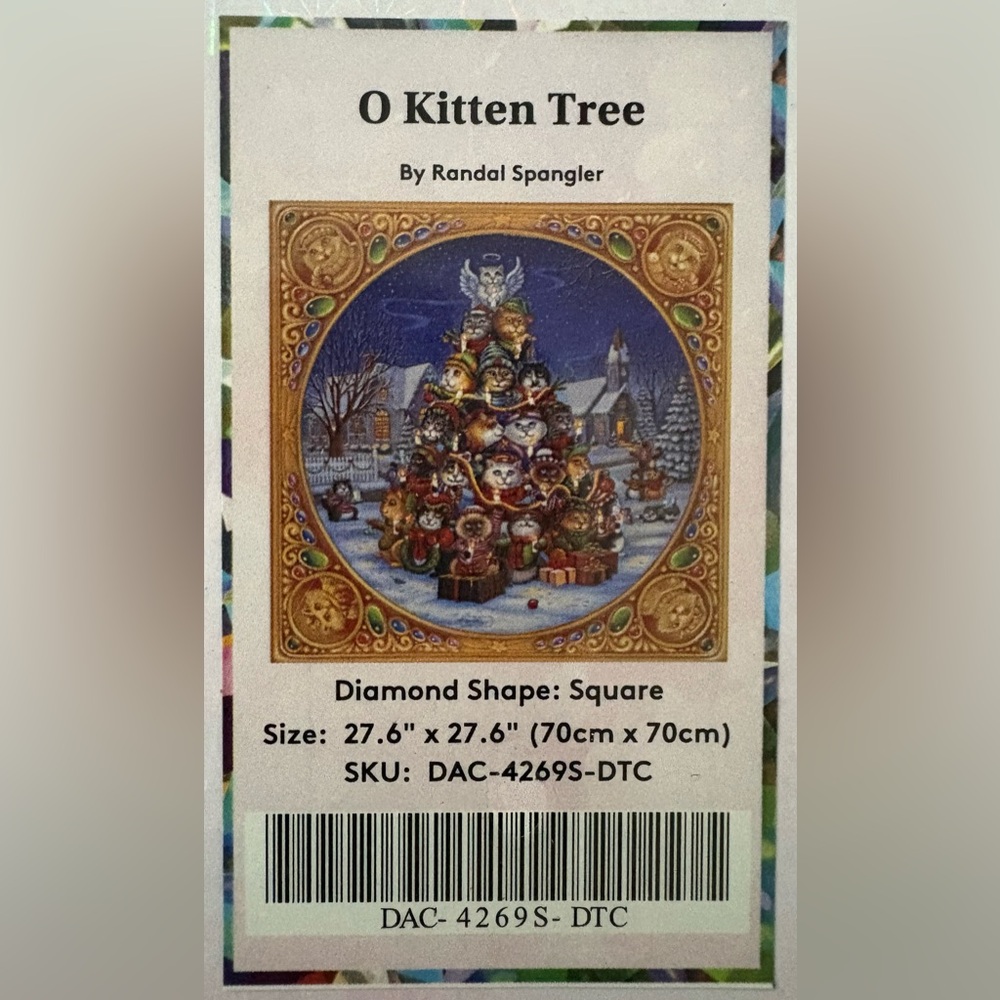 🌟Diamond Art Club Randal Spangler 'O Kitten Tree Diamond Painting